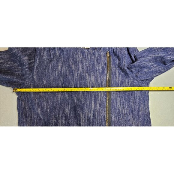 CAbi‎ Womens M Adventure Anorak Denim Hooded Jacket - Picture 6 of 9